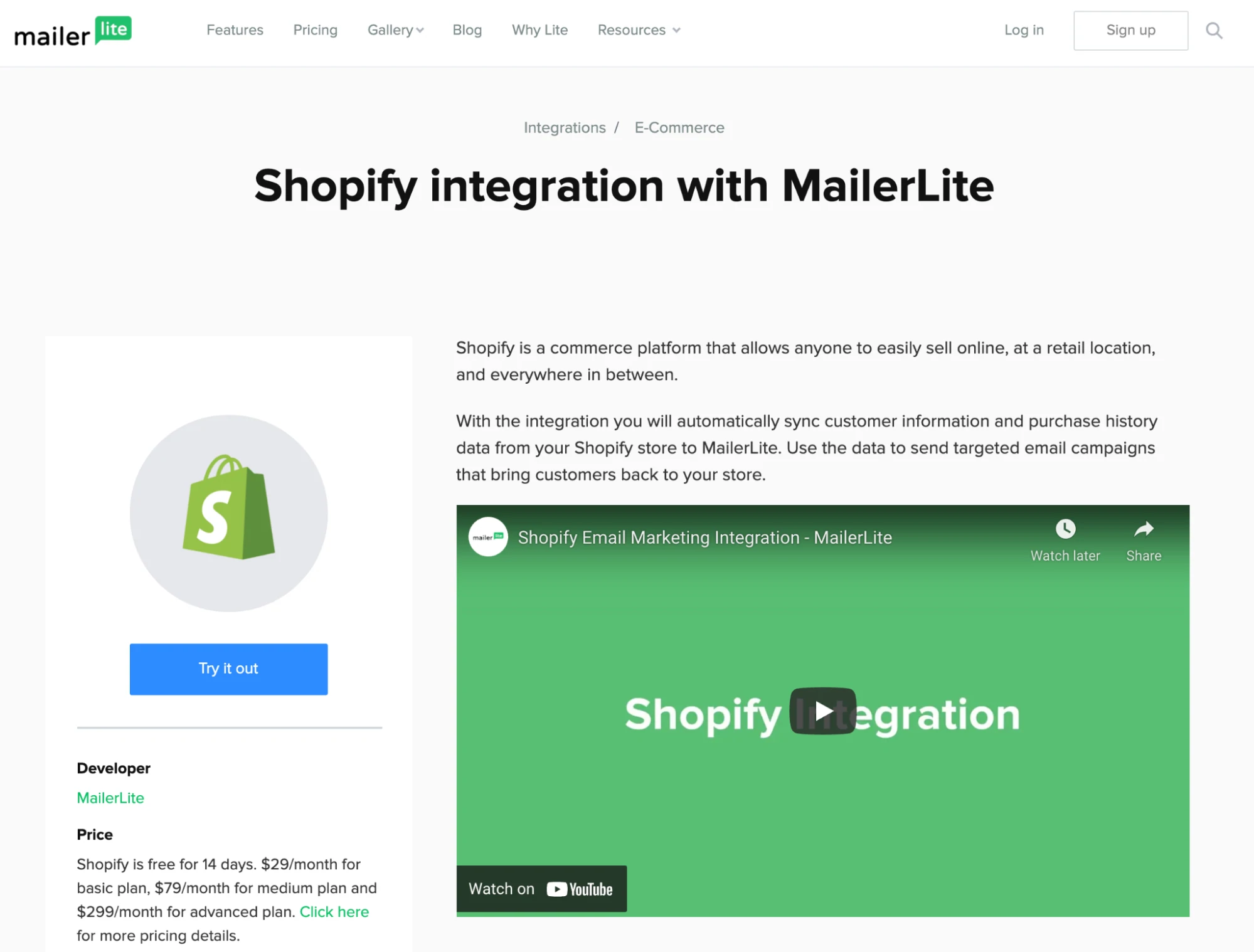 software di email marketing mailerlite