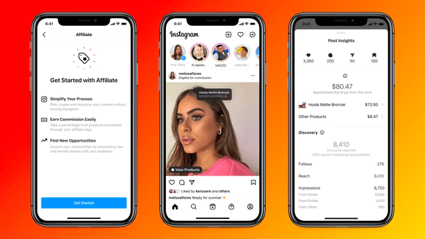 Exemplu de marketing afiliat pe Instagram