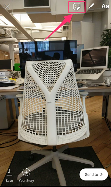 instagram etiket simgesi