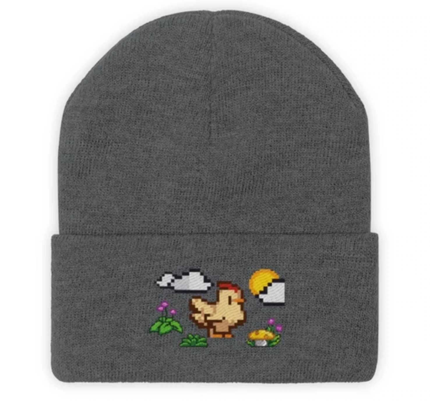Czapka beanie z kurczakiem