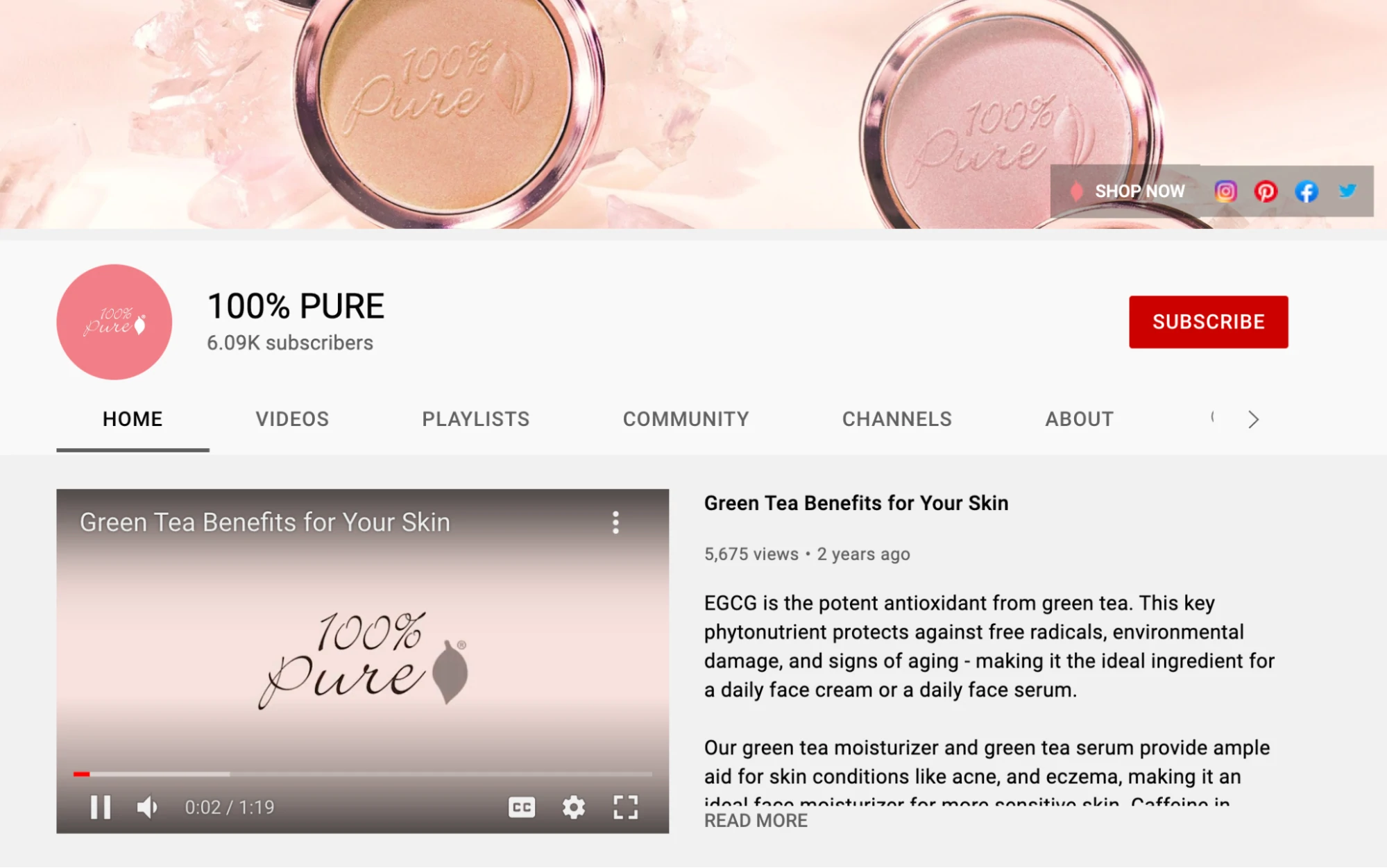 Fügen Sie Ihrem YouTube-Kanal einen CTA hinzu, um jetzt einzukaufen