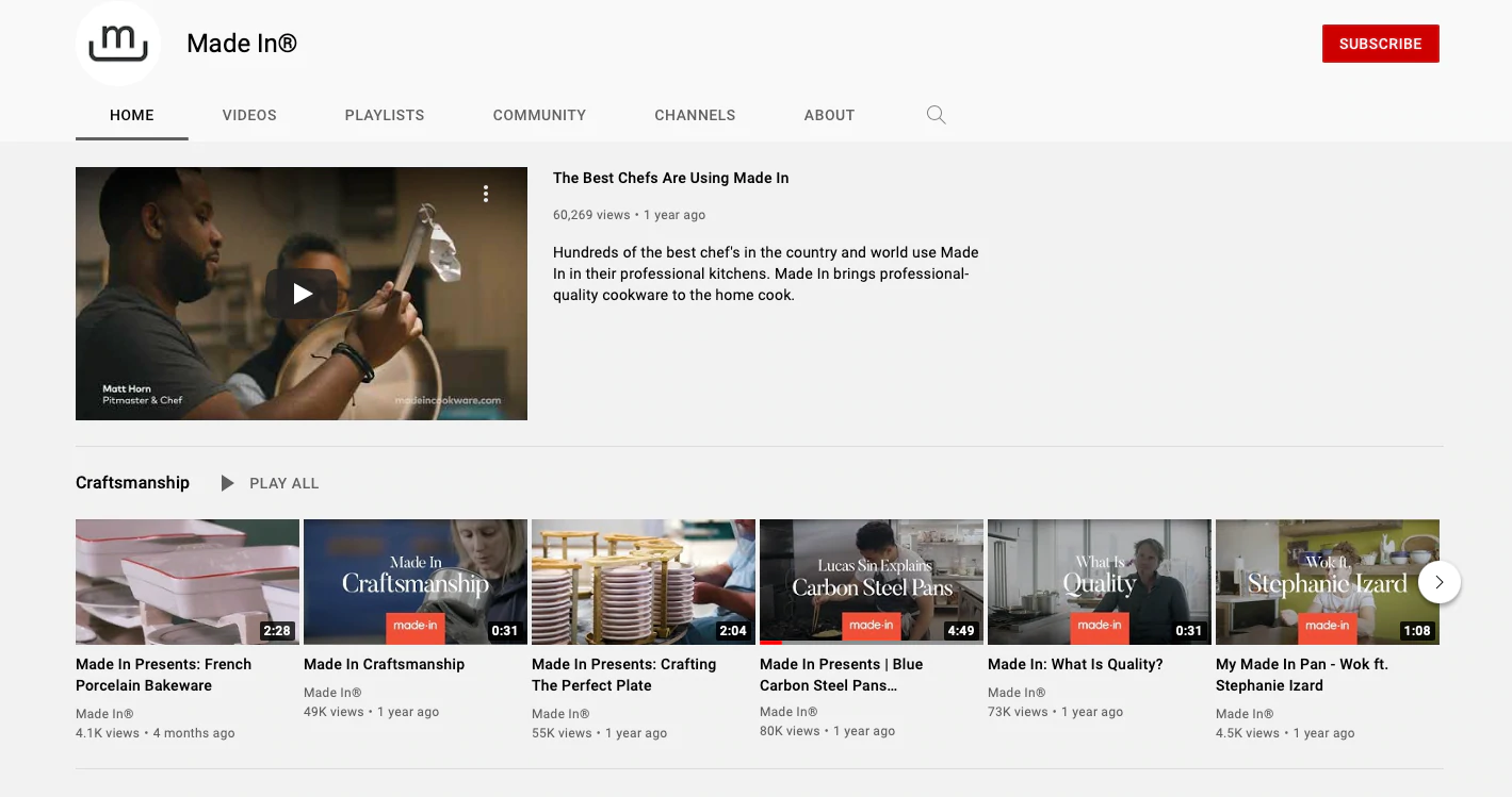 Das Anzeigen von Videos in einer bestimmten Nische begünstigt auch den YouTube-Algorithmus