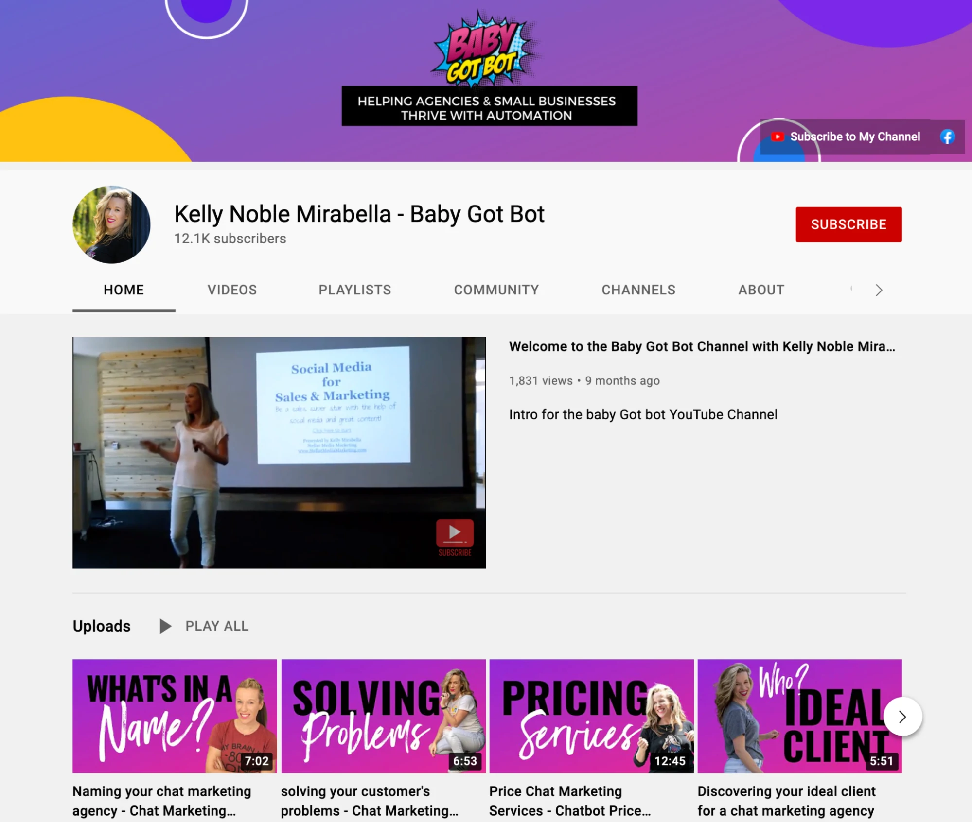 Mit YouTube-Marketing kannst du Geld verdienen, indem du Gigs wie Baby Got Bot sprichst