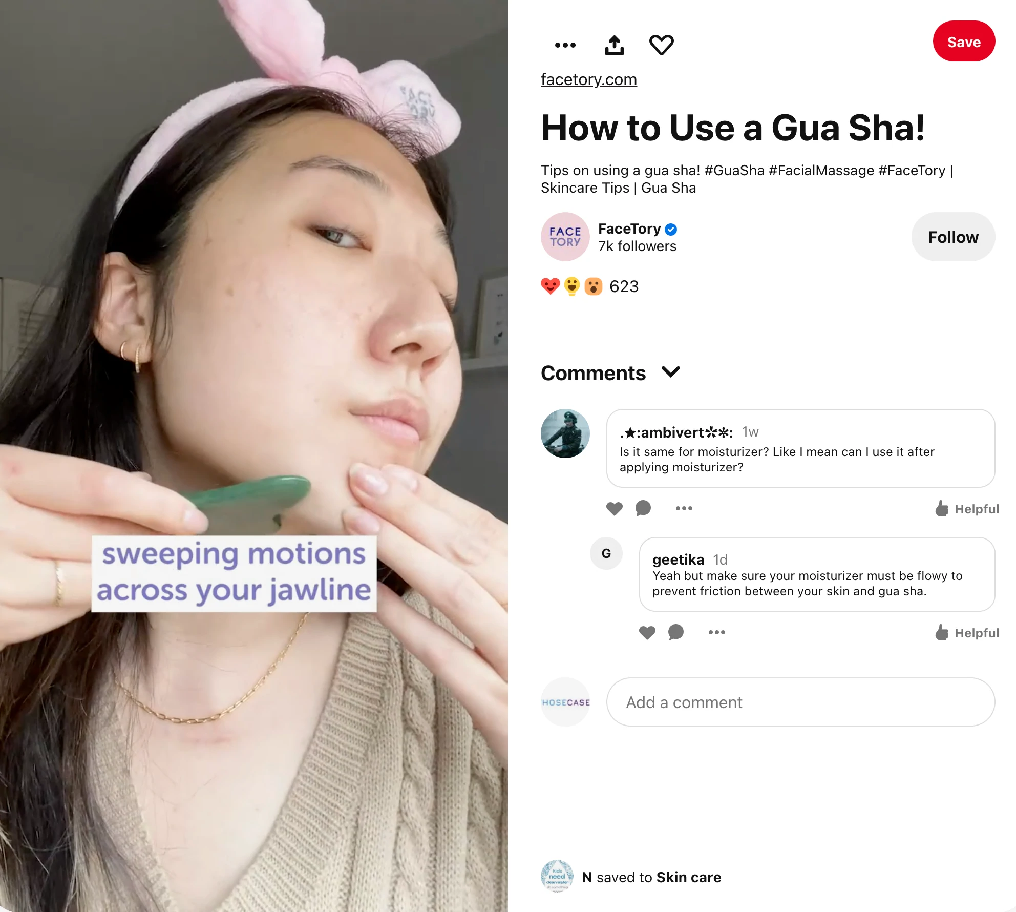 عبر نشر على موقع pinterest