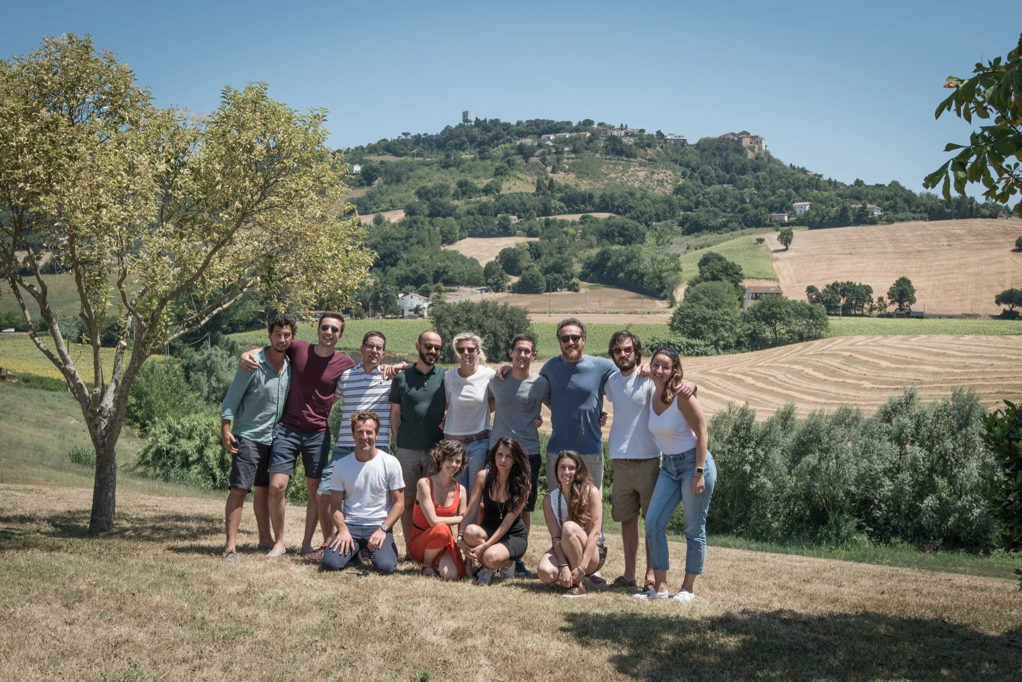 A equipe Velasca durante um offsite.