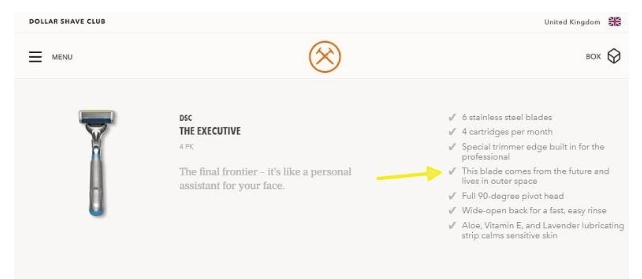 美元剃须刀显微镜