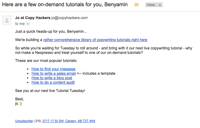 Kopieren Sie die Willkommens-E-Mail für Hacker