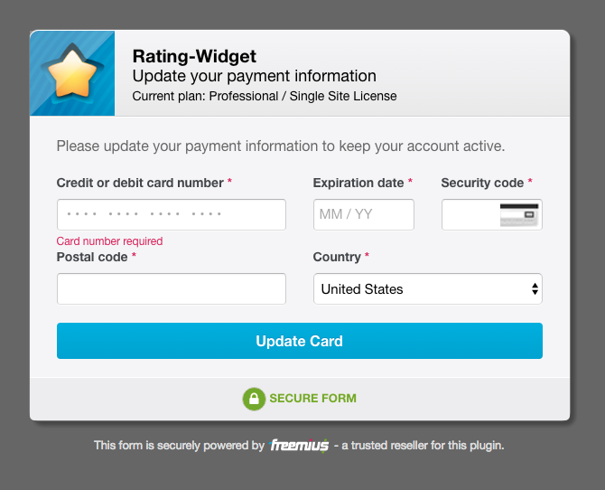 Kreditkartenabonnements