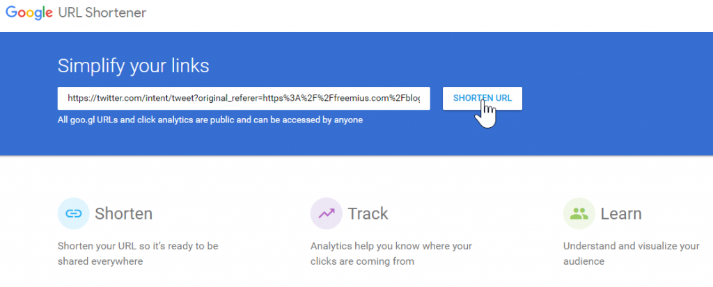 Google-URL-Shortener