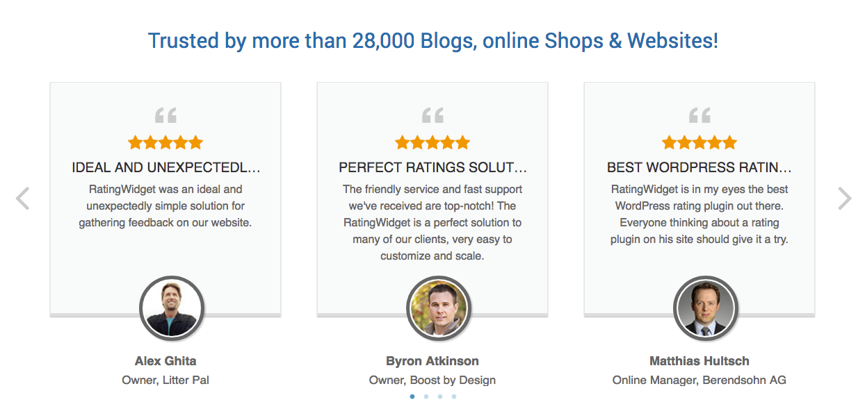 neues Bewertungskarussell