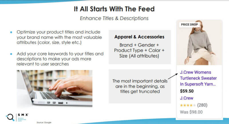 judul iklan belanja dan pengoptimalan deskripsi