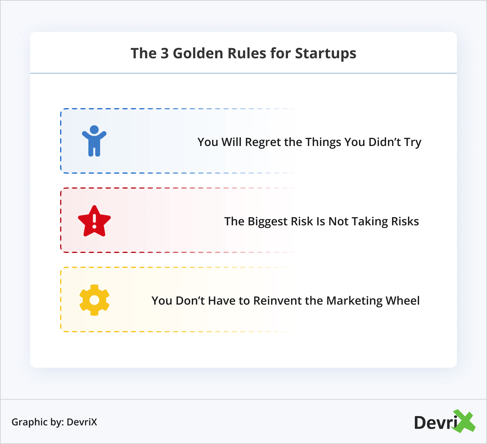 Startup'lar için 3 Altın Kural