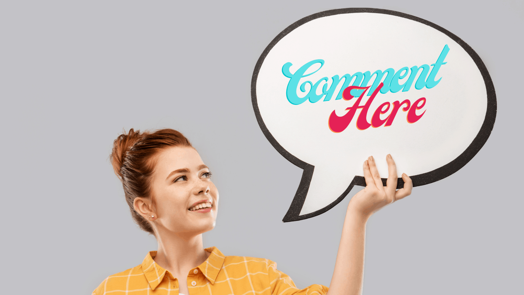 Meminta penonton untuk mengomentari video