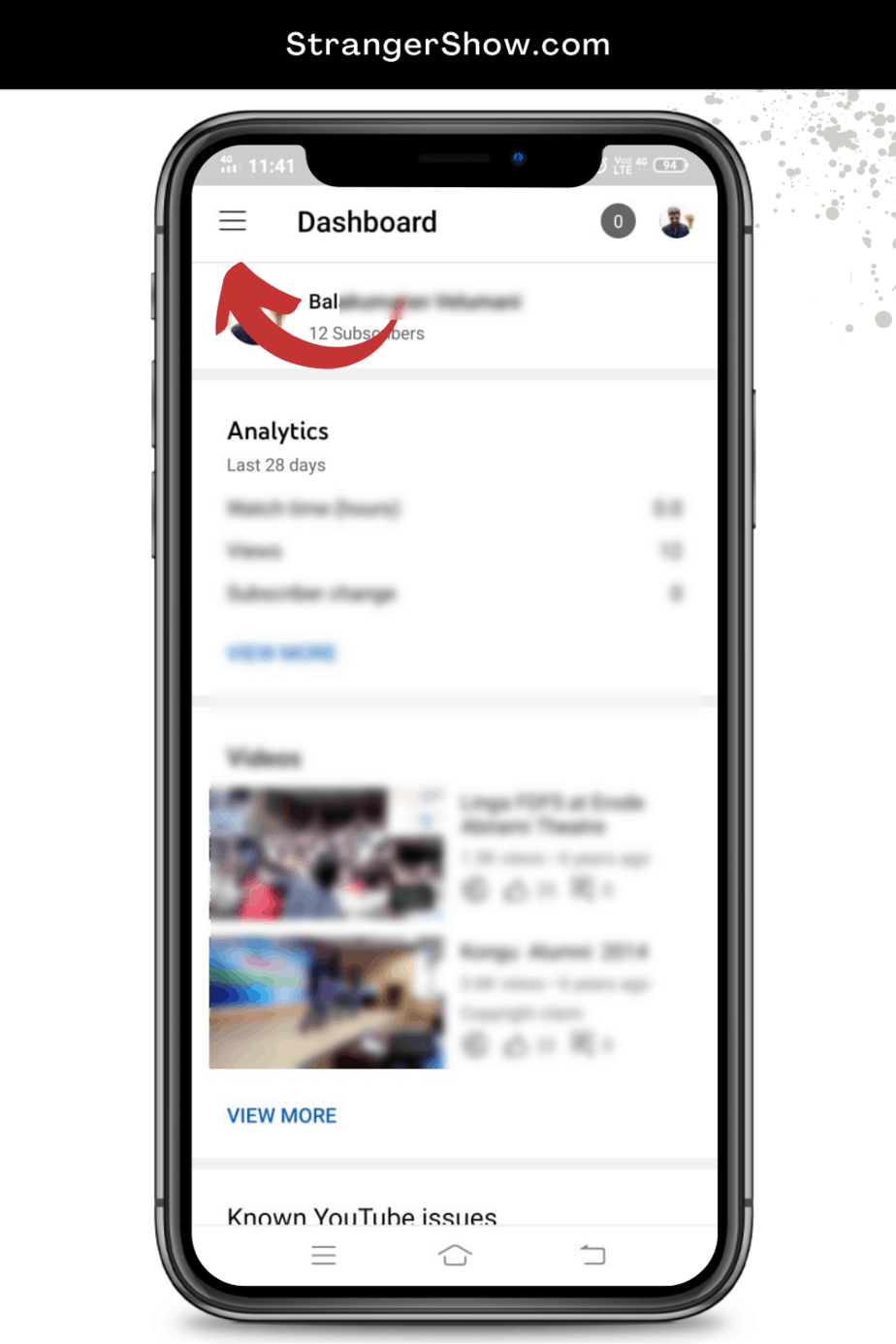 Baca komentar di aplikasi YouTube studio