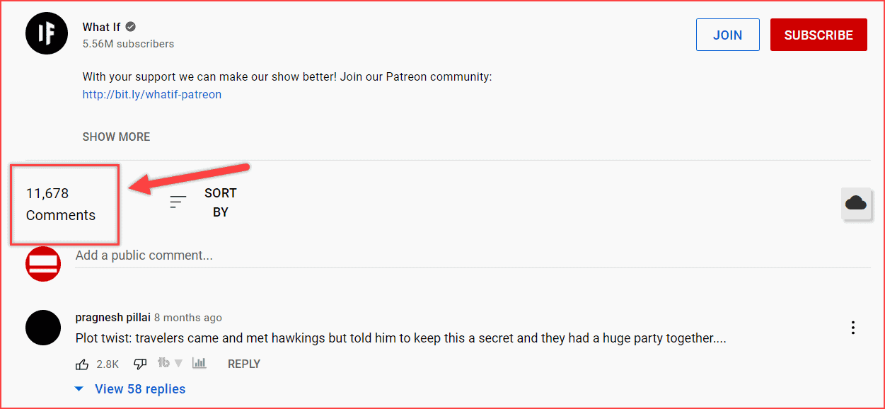 Bagaimana jika Bagian Komentar