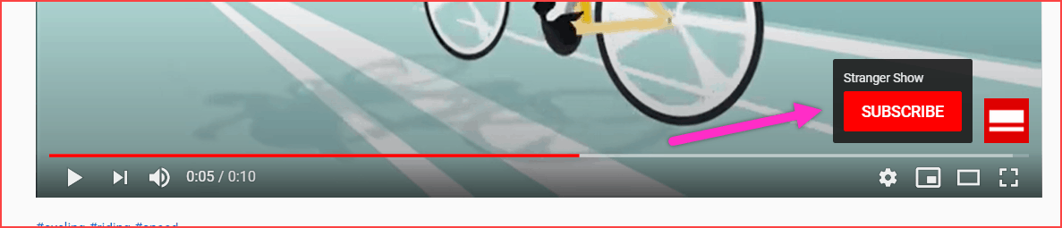 Pulsante di iscrizione filigrana per aumentare gli iscritti a YouTube