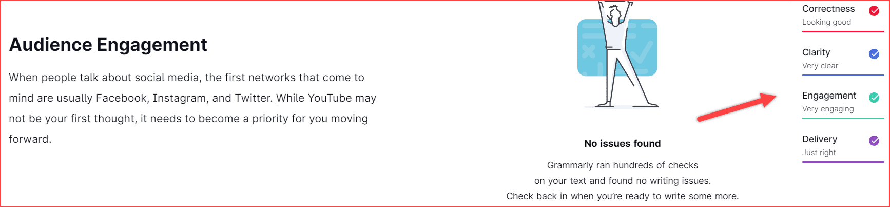 Livello di coinvolgimento del pubblico