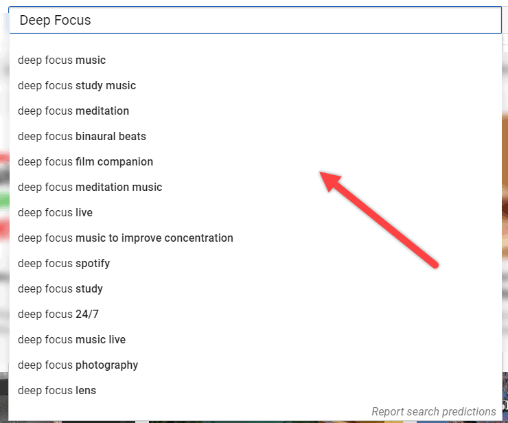 YouTube Arama Anahtar Kelime Önerisi