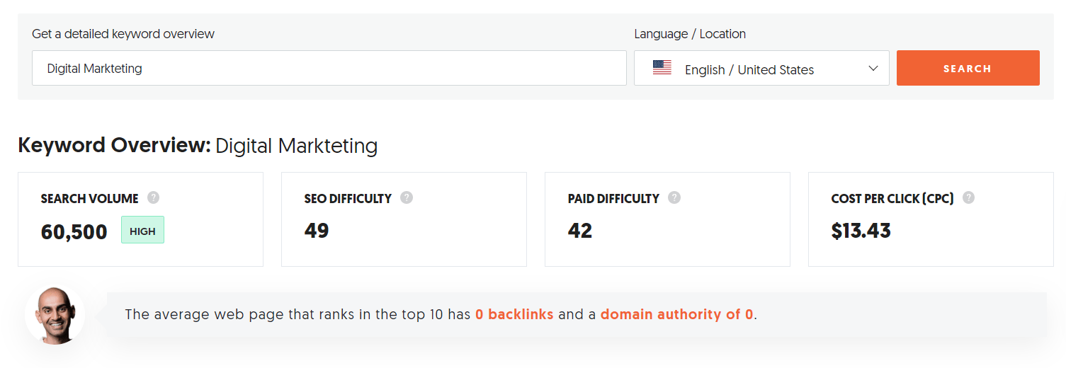 Ubersuggest anahtar kelime aracına genel bakış