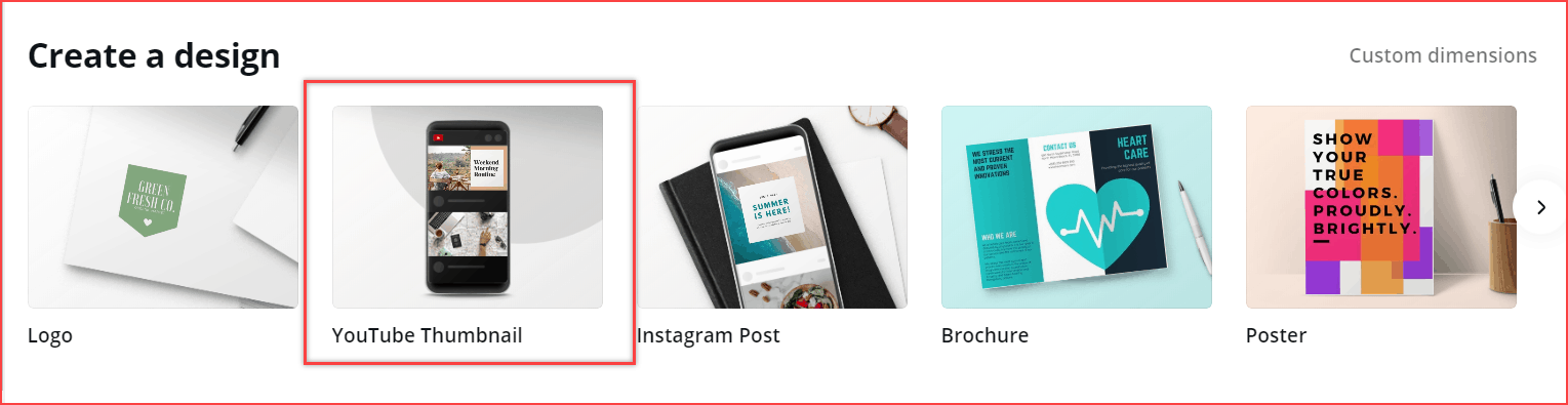 เทมเพลตภาพขนาดย่อของ Canva YouTube