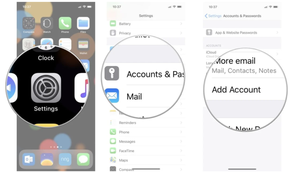 Synchronisierung des iOS-Kalenders iOS Calendar Syncing