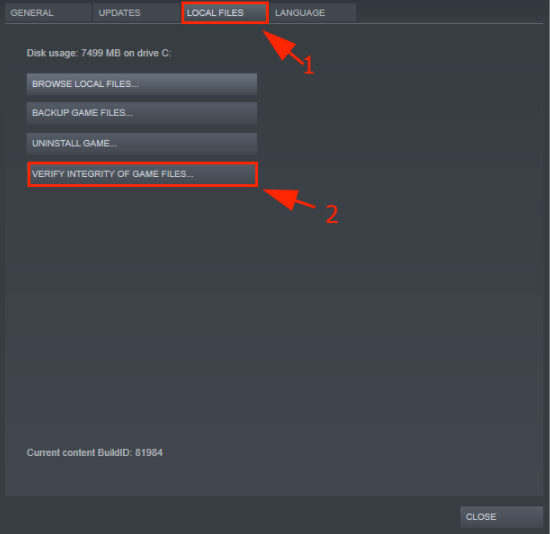 Überprüfen Sie die Integrität Verify Integrity