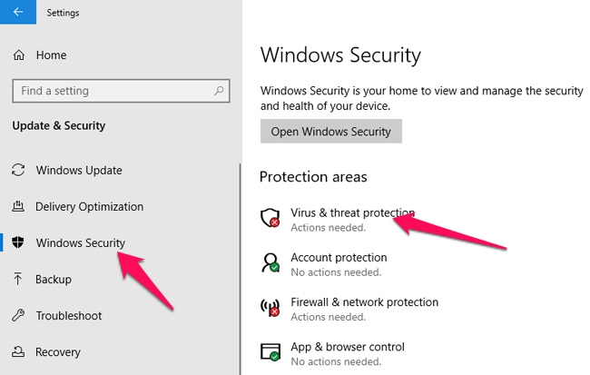 病毒威脅防護 Virus Threat Protection