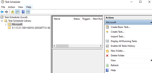 任務計劃程序 Task Scheduler