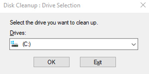Disk temizleme Diskclean Up