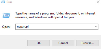 Ncpa.cplコマンド Ncpa.cpl Command
