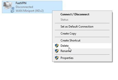 ลบ Vpn Delete Vpn