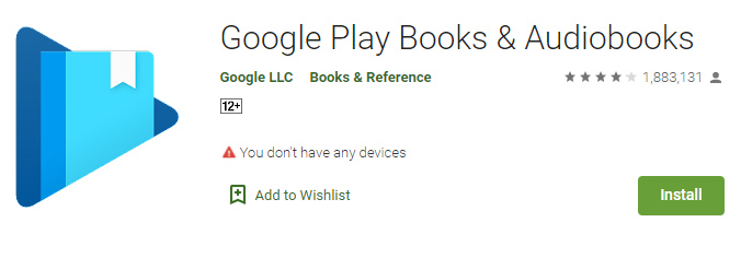 GooglePlayブックス Google Play Books