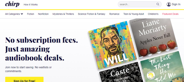 チャープブック Chirpbooks