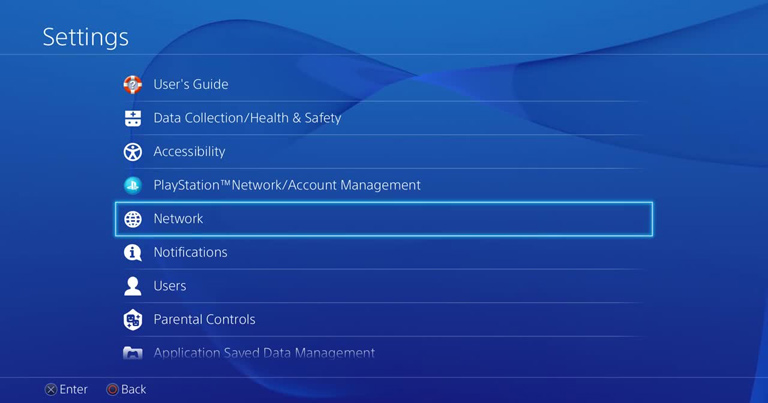 Playstation Network Option