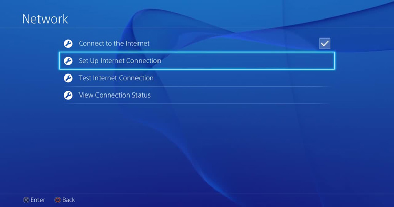 Network Setup Internet Connection