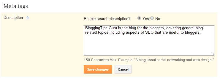 Website Meta Description