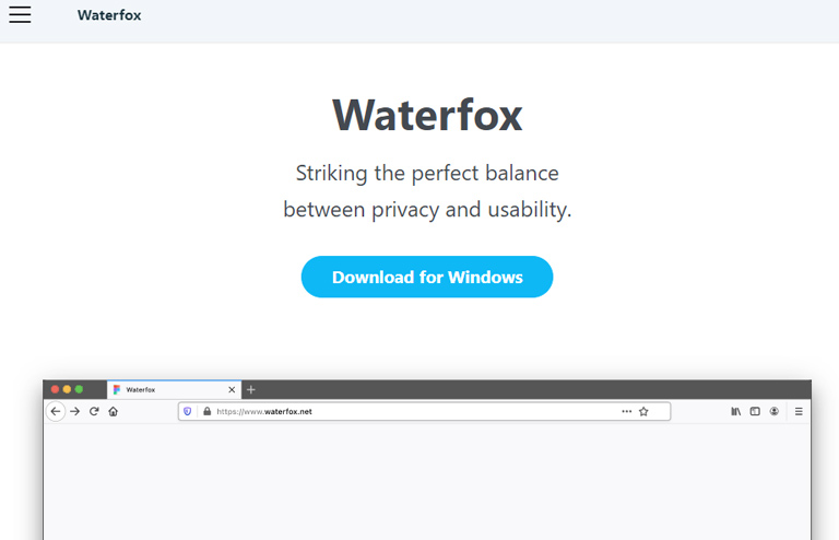 วอเตอร์ฟ็อกซ์ Waterfox