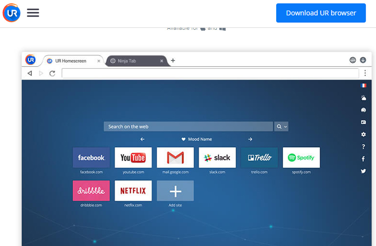 เบราว์เซอร์ของคุณ Ur Browser