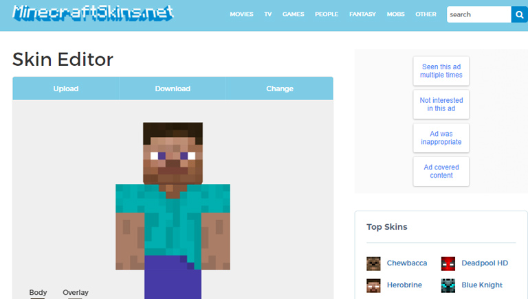kulit minecraft Minecraftskins