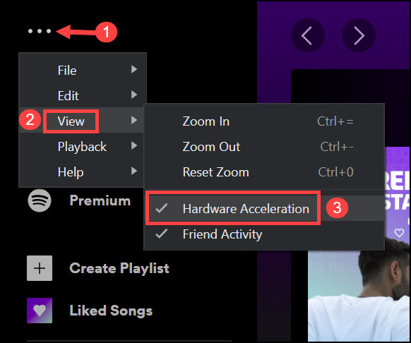 Disabilita l'accelerazione hardware su Spotify Disable Hardware Acceleration On Spotify