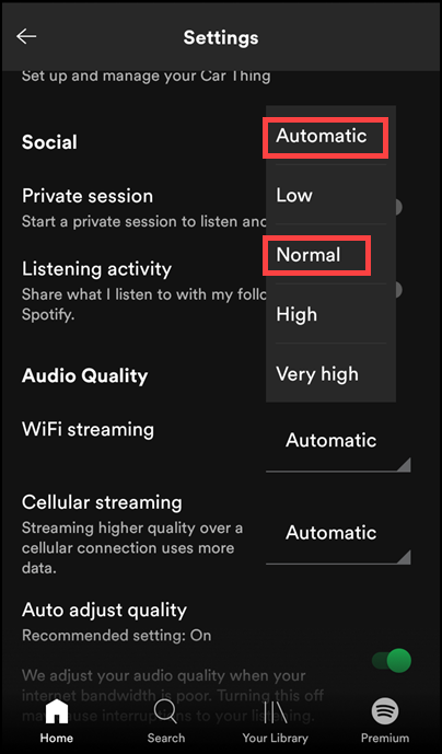 Qualità di streaming Wi-Fi Wifi Streaming Quality