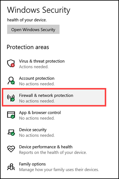 Firewall And Network Protection