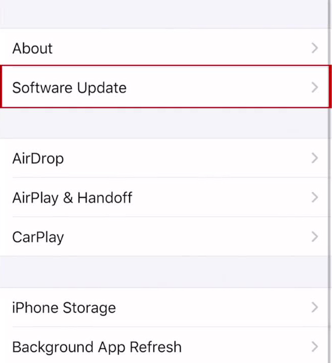ソフトウェアアップデートiPhone Software Update Iphone