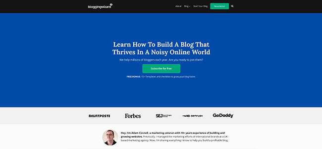 Blog Sihirbazı Ana Sayfası - görseller ve tasarım