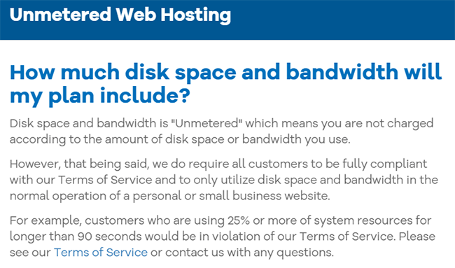 Gazdă Gator Unmetered Hosting