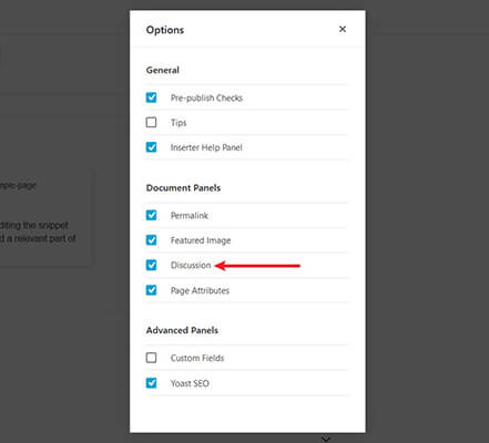 włącz pole dyskusyjne