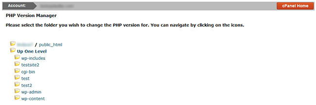 choisir le répertoire