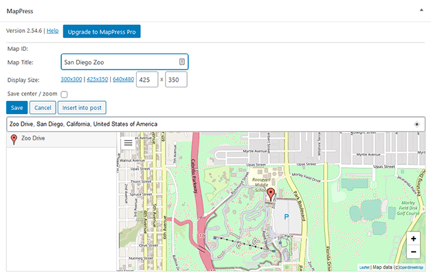 ajouter une nouvelle carte dans mappress