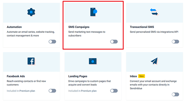 включить смс сообщения