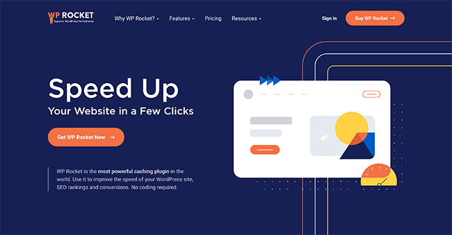 WP Rocket 主页 新